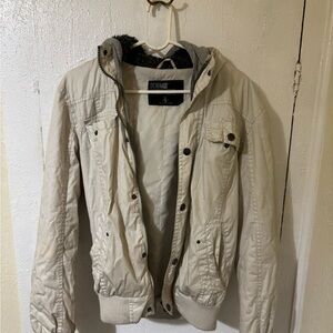 Denim&Co Off-White Outerwear